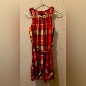 Talbots petite plaid dress